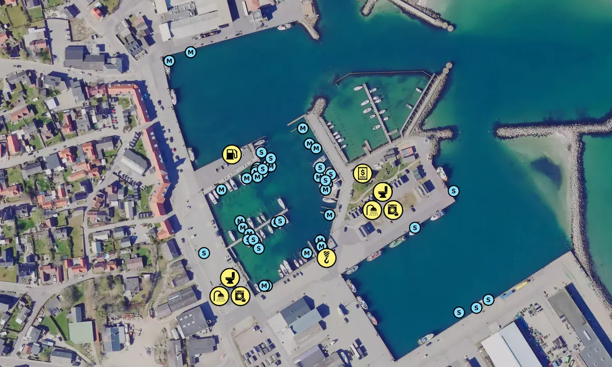 Satelite image of Strandby