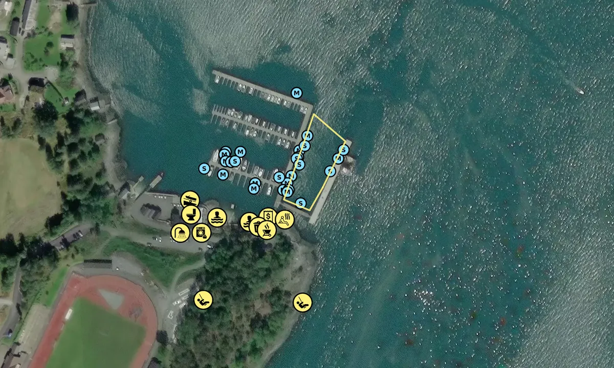 Satelite image of Strandebarm