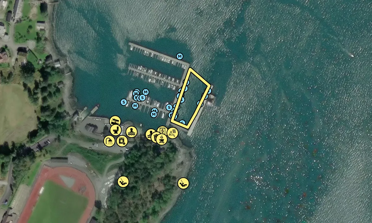 Satelite image of Strandebarm