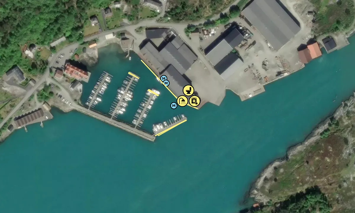 Satelite image of Strandvik Båtlag