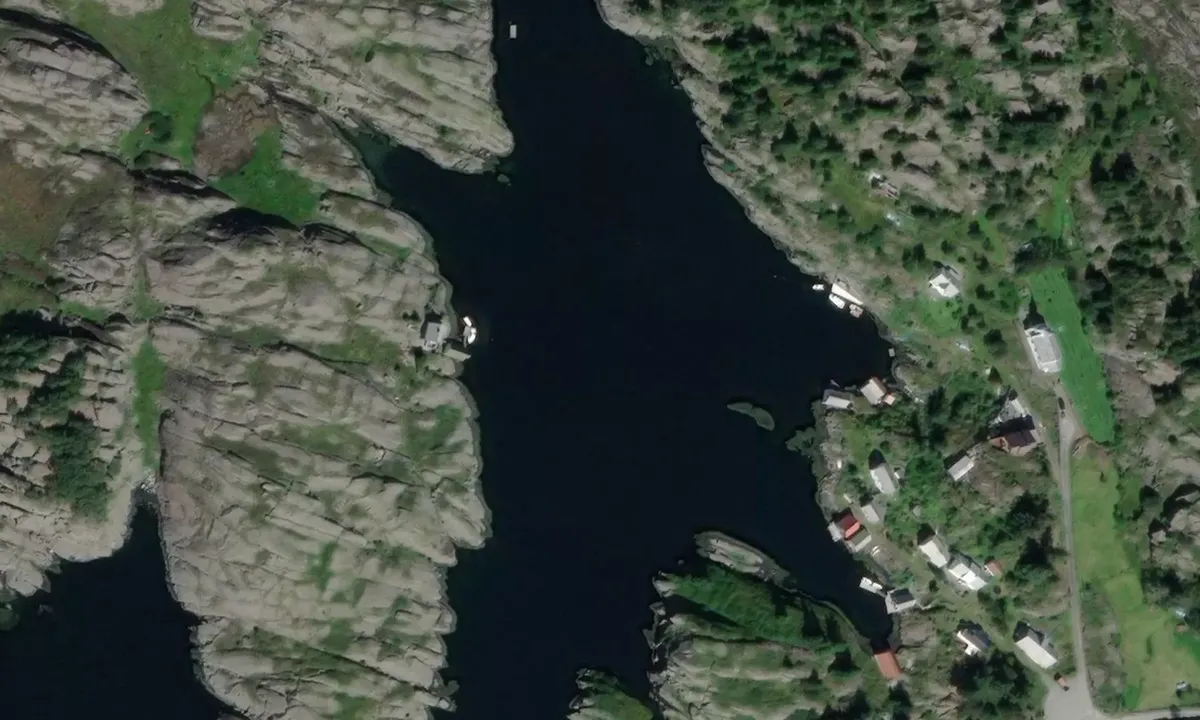 Satelite image of Straumen