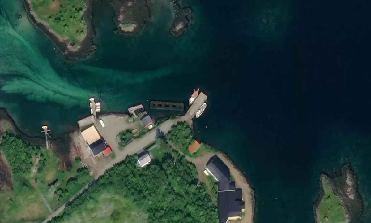 Satelite image of Straumsnes