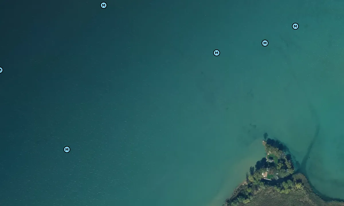 Flyfoto av Strawberry Island (swimming hole)