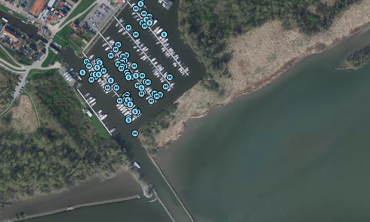 Satelite image of Strijensas Yacht Harbour