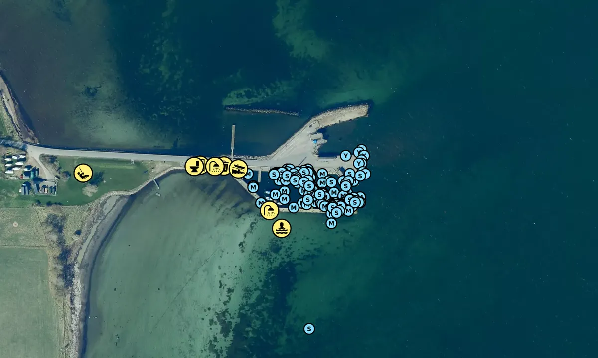 Satelite image of Strynø Havn
