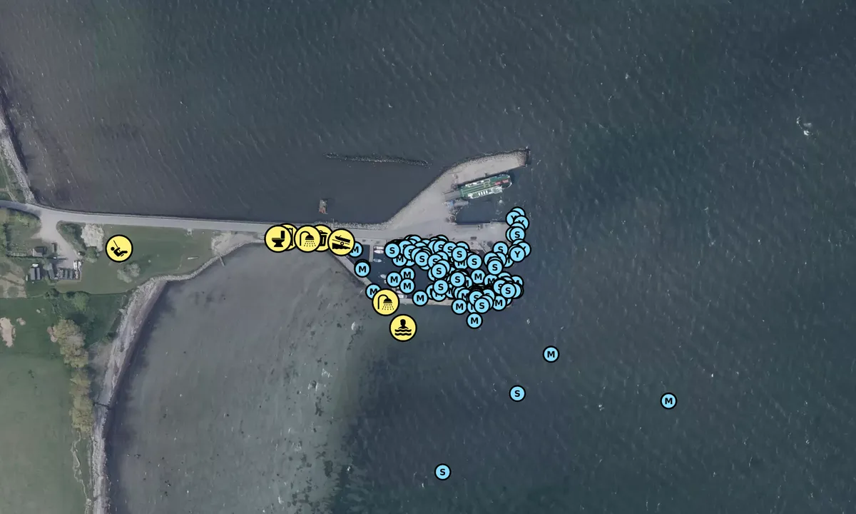 Satelite image of Strynø Havn