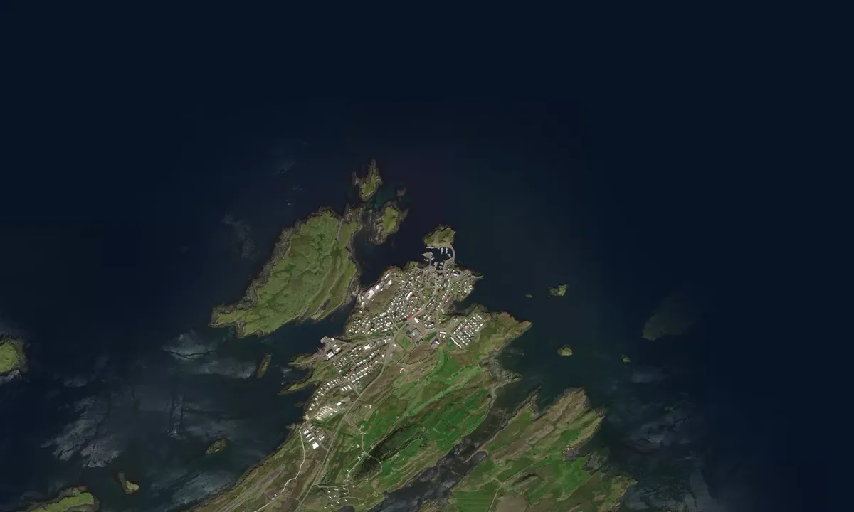 Flyfoto av Stykkisholmur