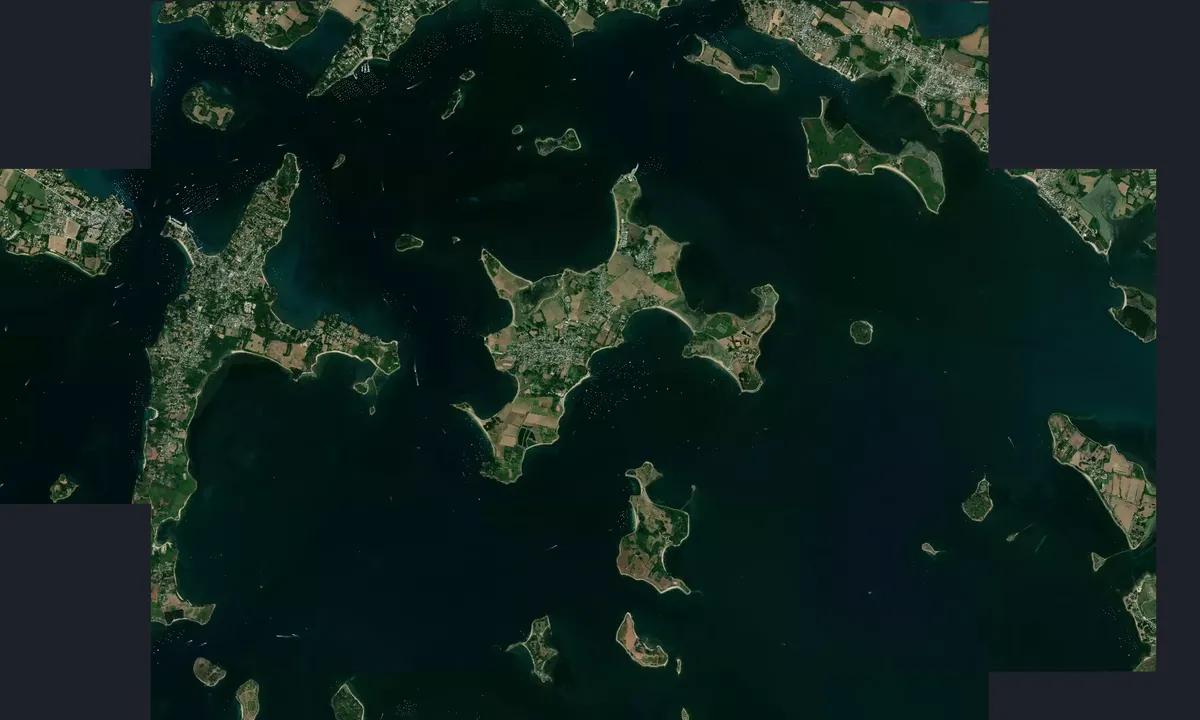 Flyfoto av Sud-Est de l'ile d'Arz