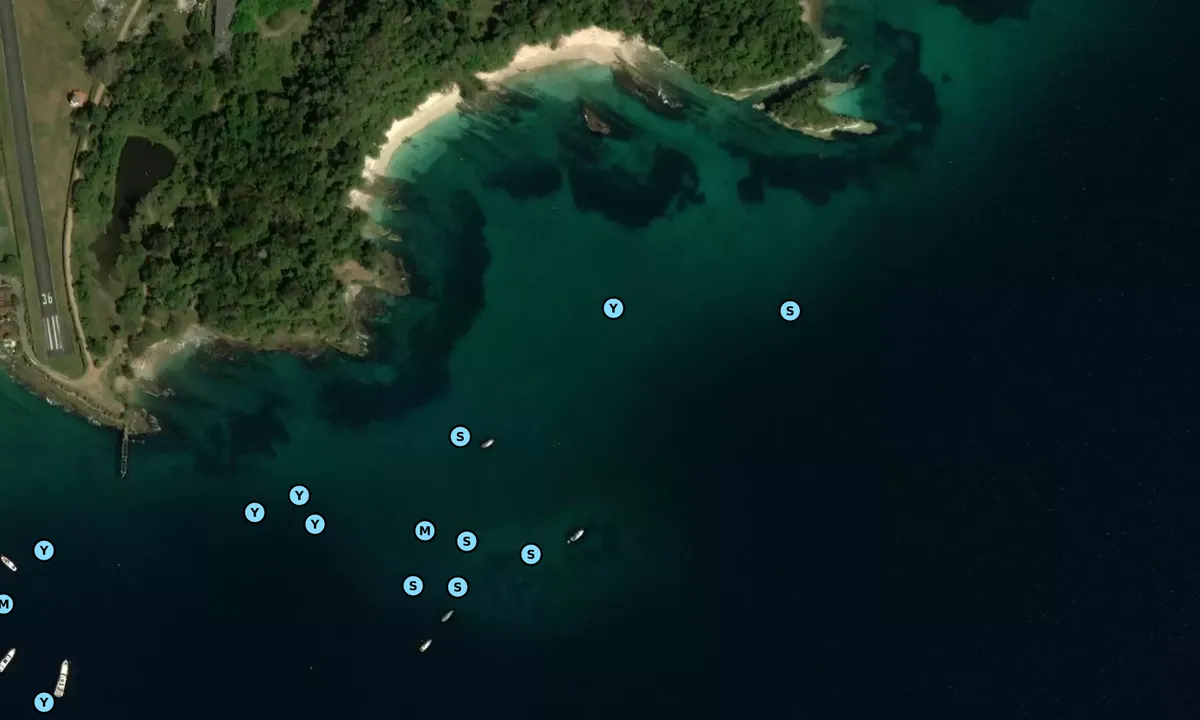 Satelite image of Suecas Beach