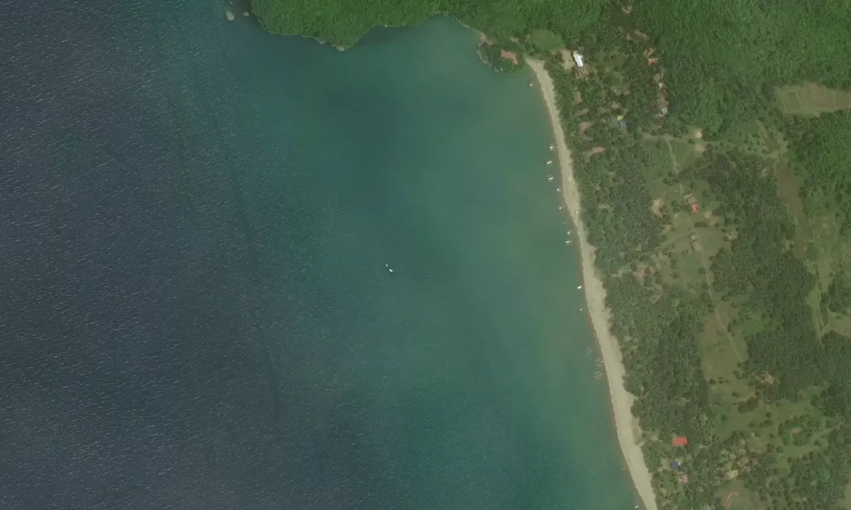 Satelite image of Sugar Beach