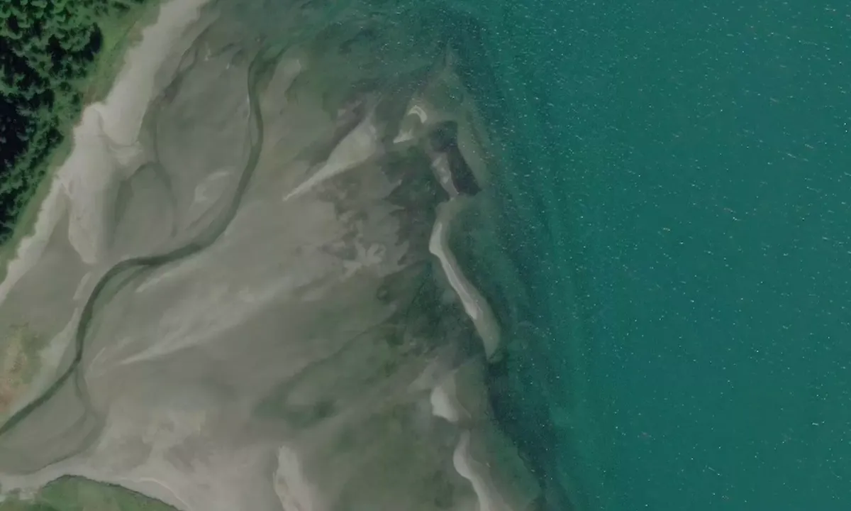 Satelite image of Sullivan West Bight