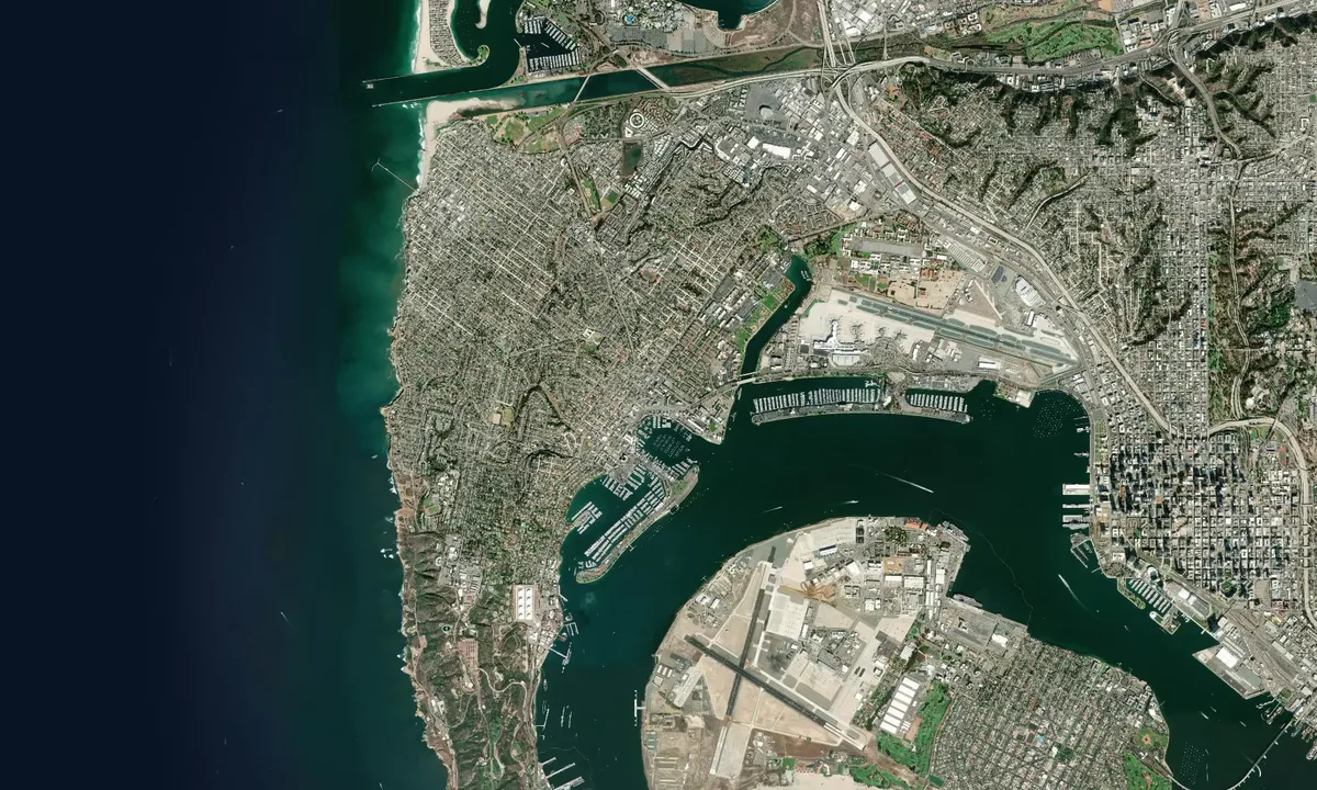 Flyfoto av Sun Harbor Marina - San Diego