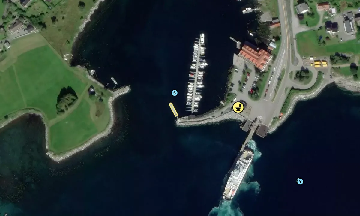 Satelite image of Sunde og Solevåg Småbåthavn