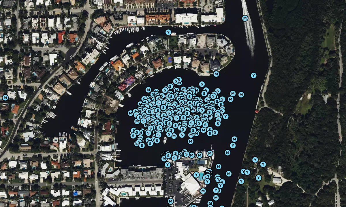 Satelite image of Sunrise Bay - Broward
