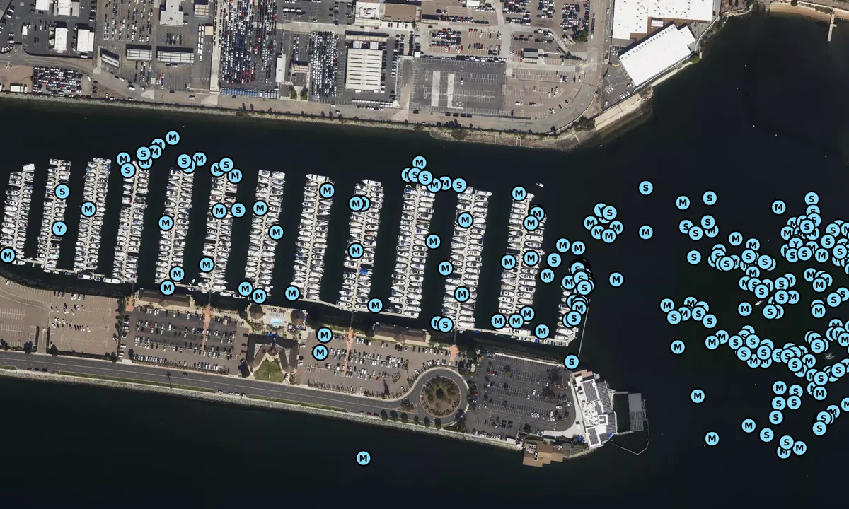 Satelite image of Sunroad Resort Marina