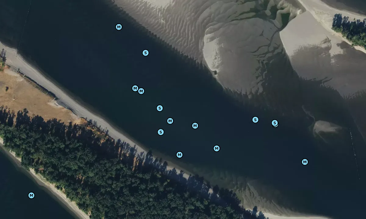 Satelite image of Sunset Bay