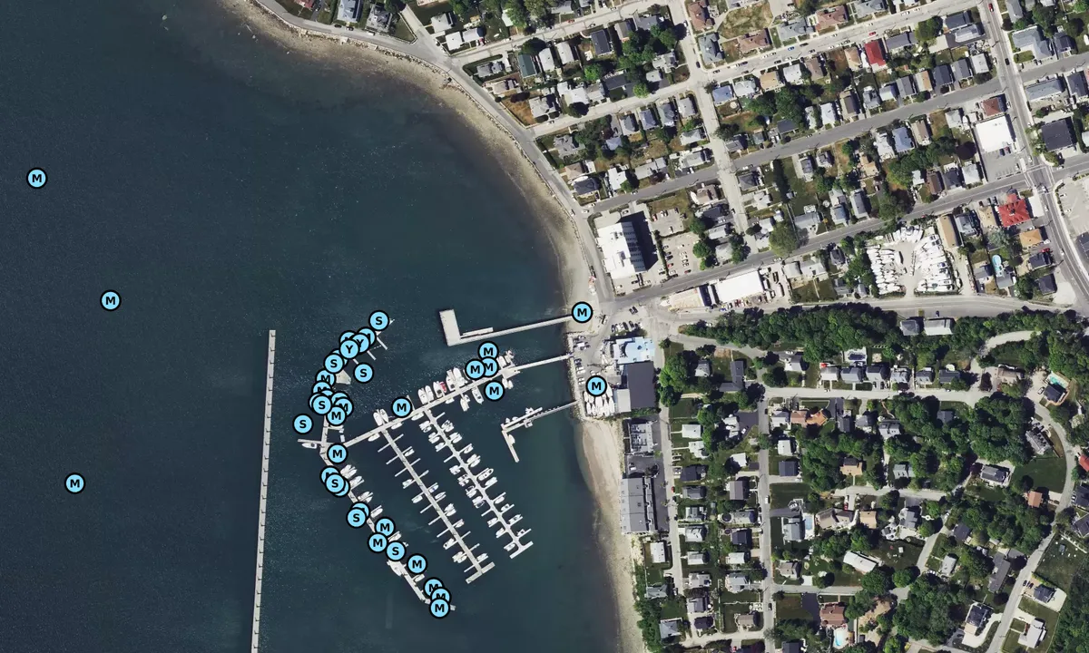 Satelite image of Sunset Bay Marina
