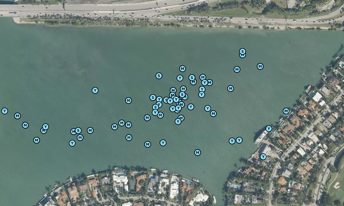 Satelite image of Sunset Lake North