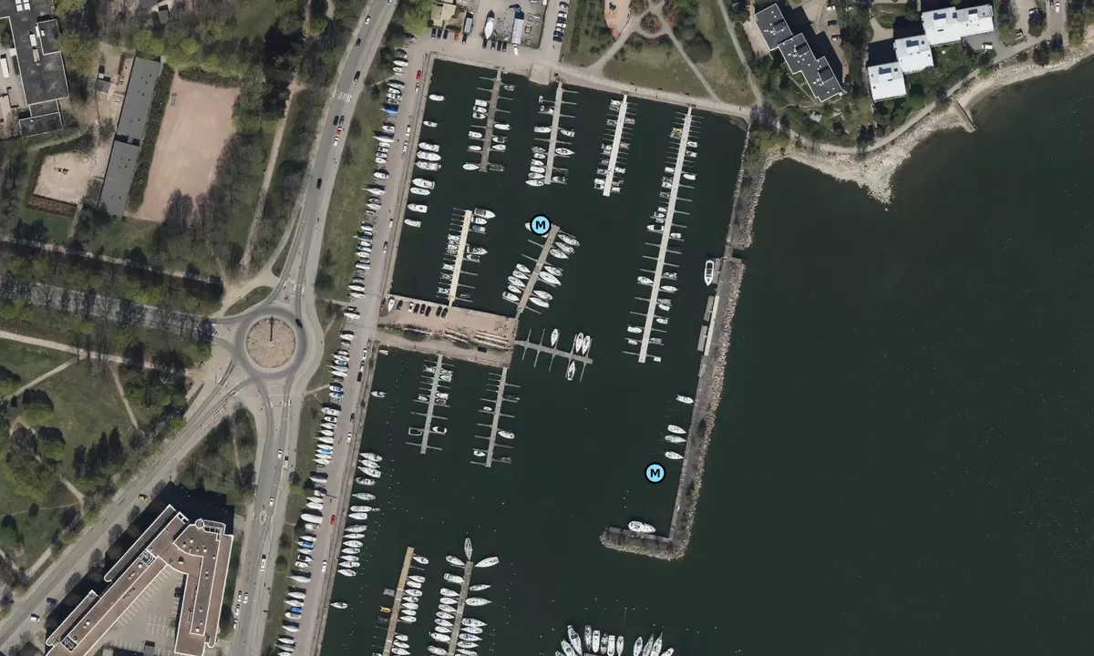 Satelite image of Suomen Moottoriveneklubi