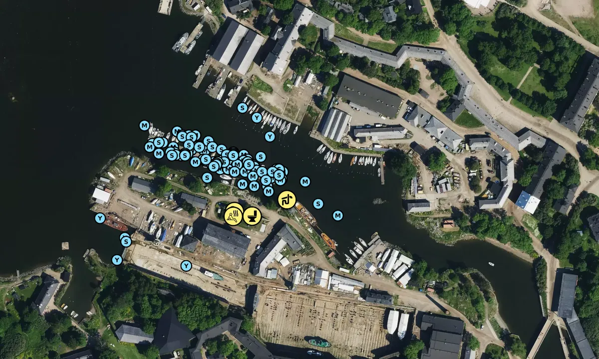 Satelite image of Suomenlinna Harbour