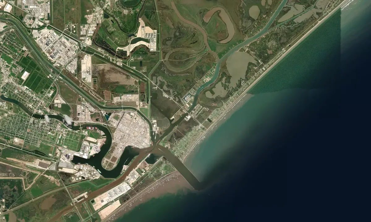 Flyfoto av Surfside Marina - Brazoria