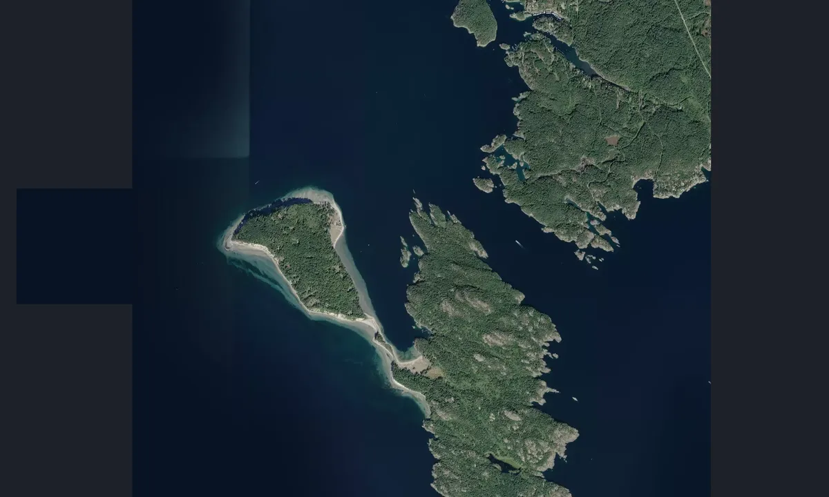 Flyfoto av Surrey Islands