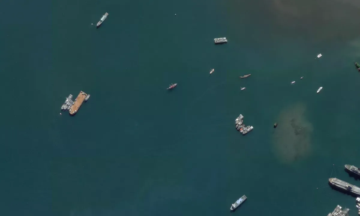 Flyfoto av Suva Harbor