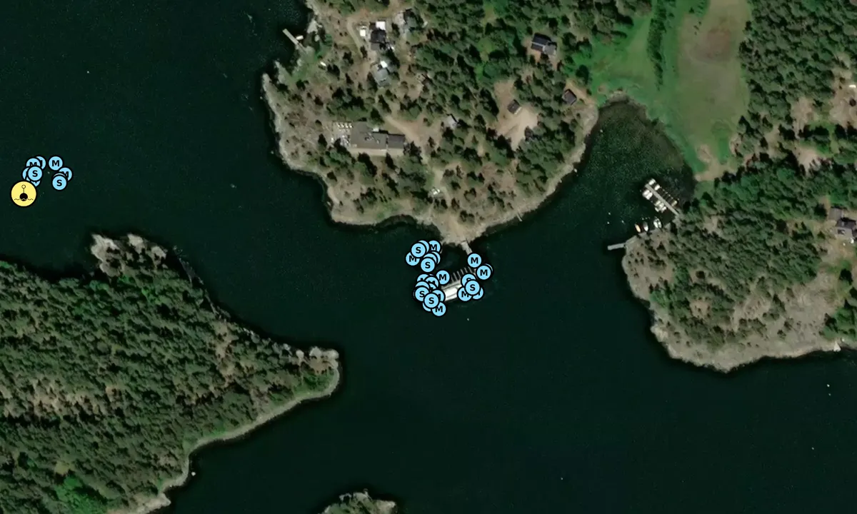 Satelite image of Svärdsklova