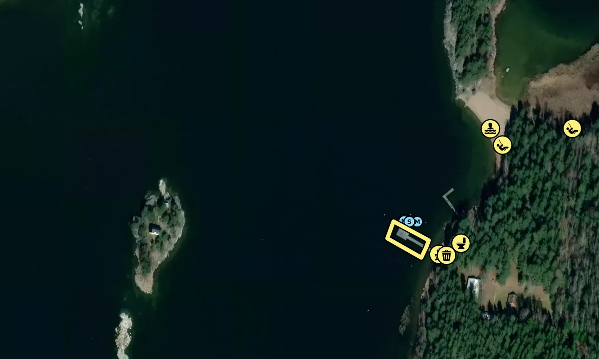 Satelite image of Svegön