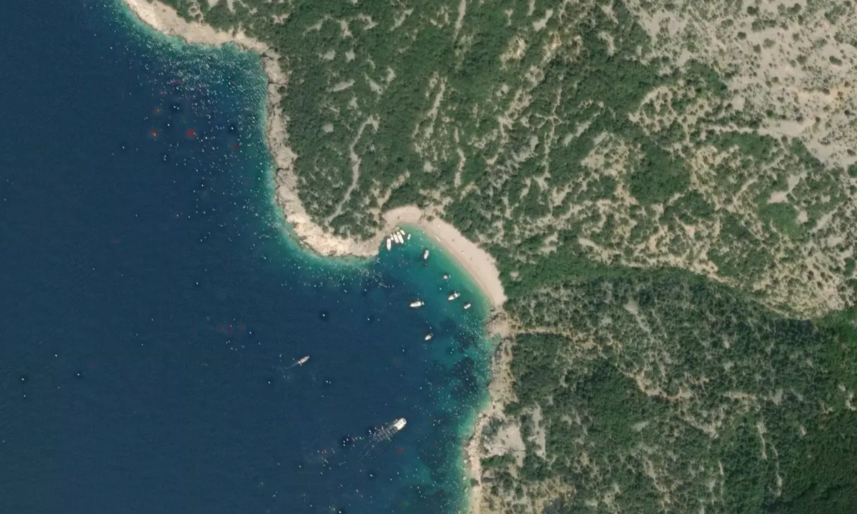 Flyfoto av Sveti Ivan Beach (Lubenice)