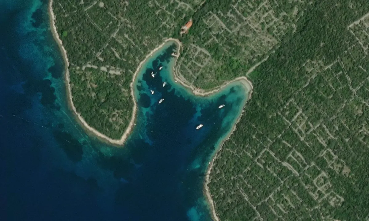 Flyfoto av Sveti Nikola