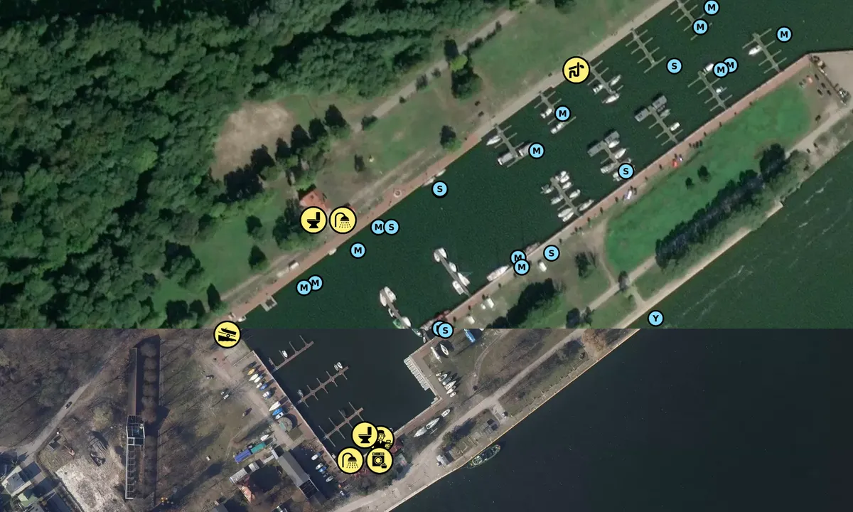 Satelite image of Świnoujście - Marina North Basin