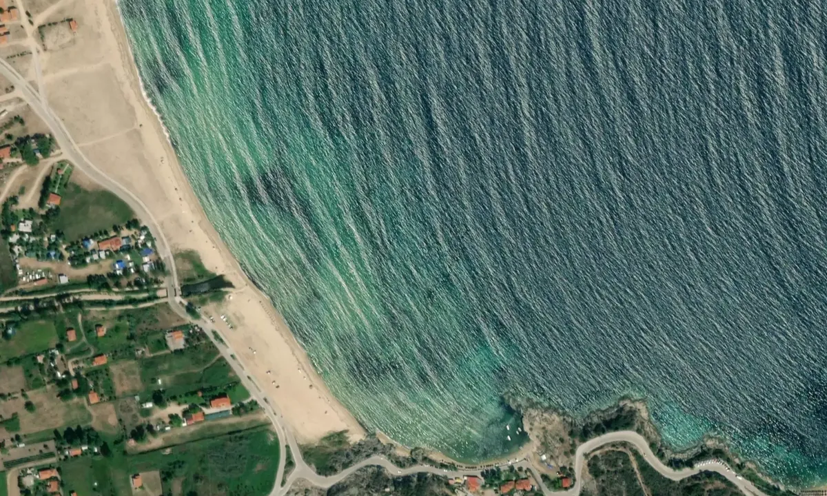 Flyfoto av Sykias Beach