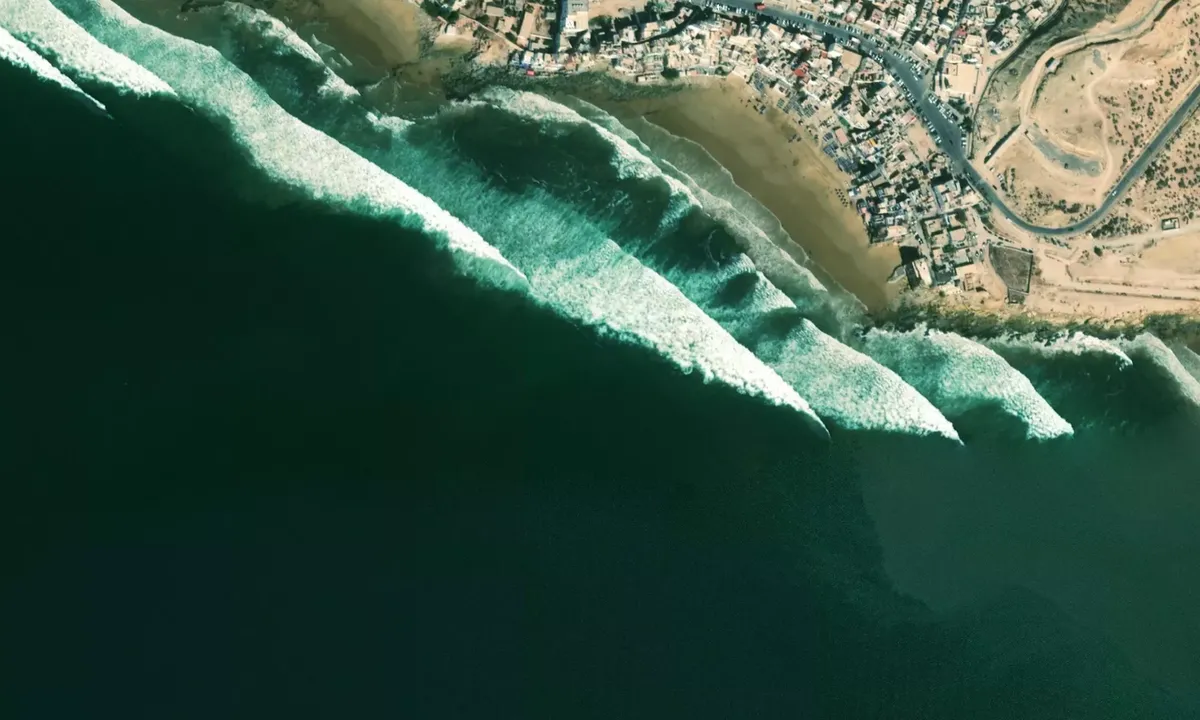 Flyfoto av Taghazout