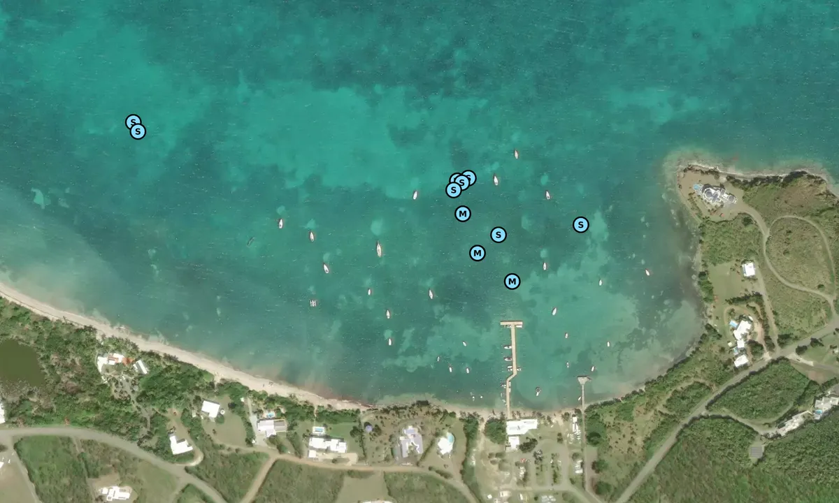 Satelite image of Tague Bay