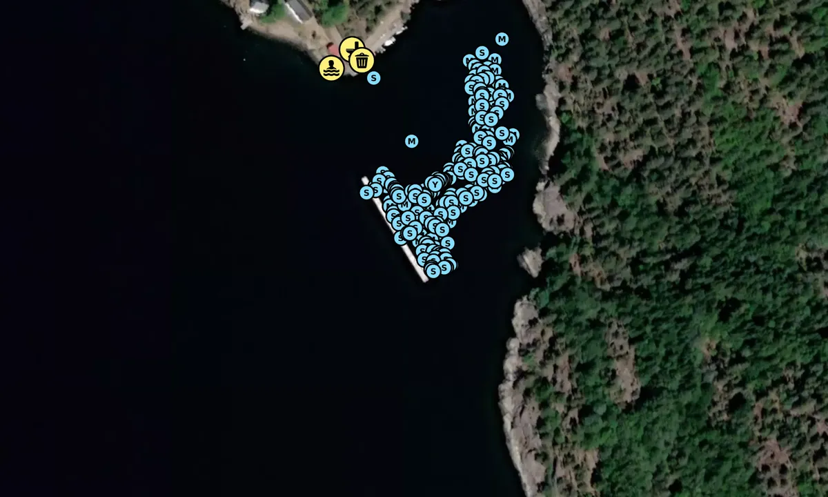 Satelite image of Tåjebukta - Håøya