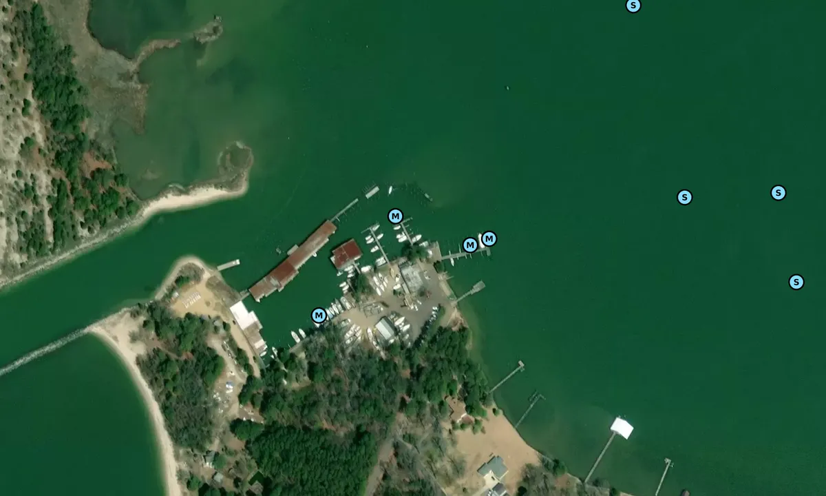 Satelite image of Tall Timbers Marina - St. Mary's