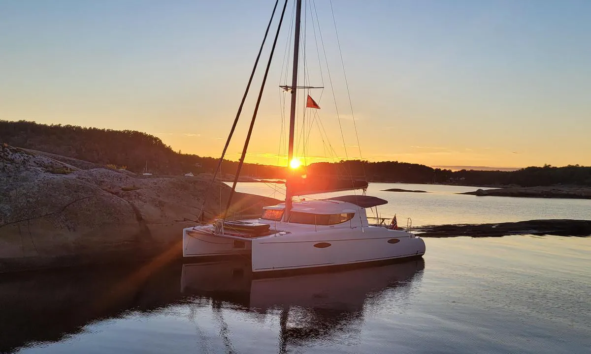 Tallakshavn: Longside helt nord på Laksholmen