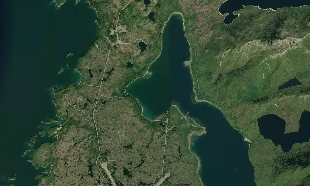 Flyfoto av Tamgas Harbor