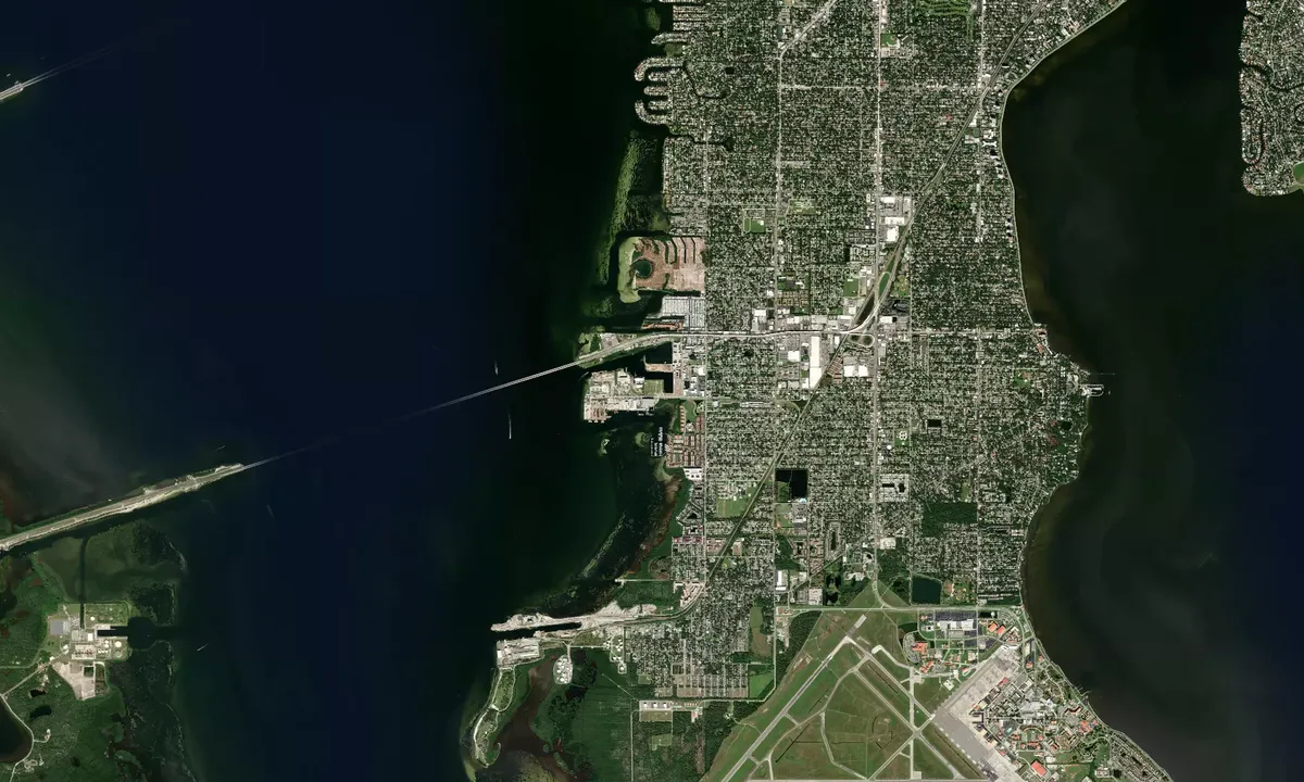 Flyfoto av Tampa Harbour Yacht Club