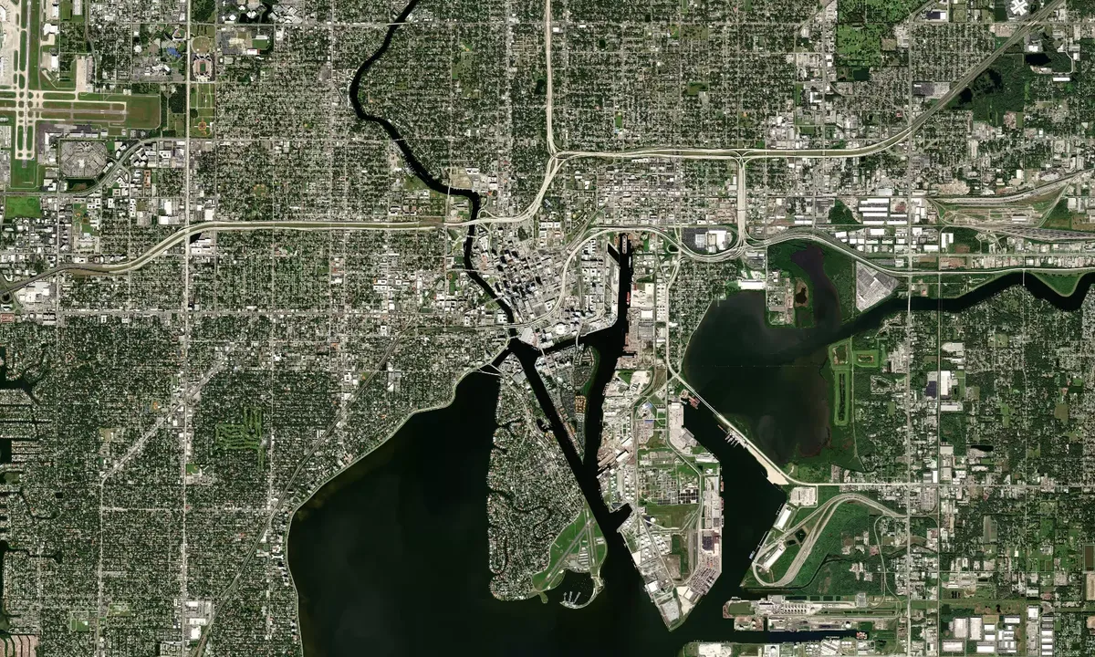 Flyfoto av Tampa Marriott Waterside Hotel and Marina