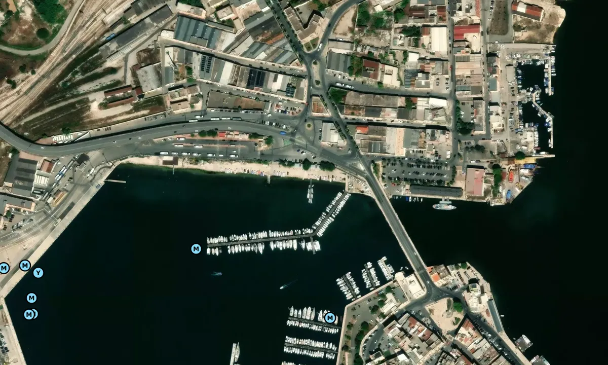 Satelite image of Taranto Yacht