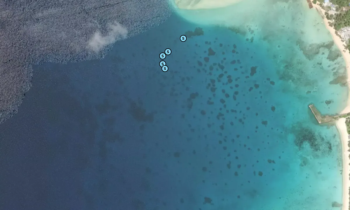 Satelite image of Tarowa Island