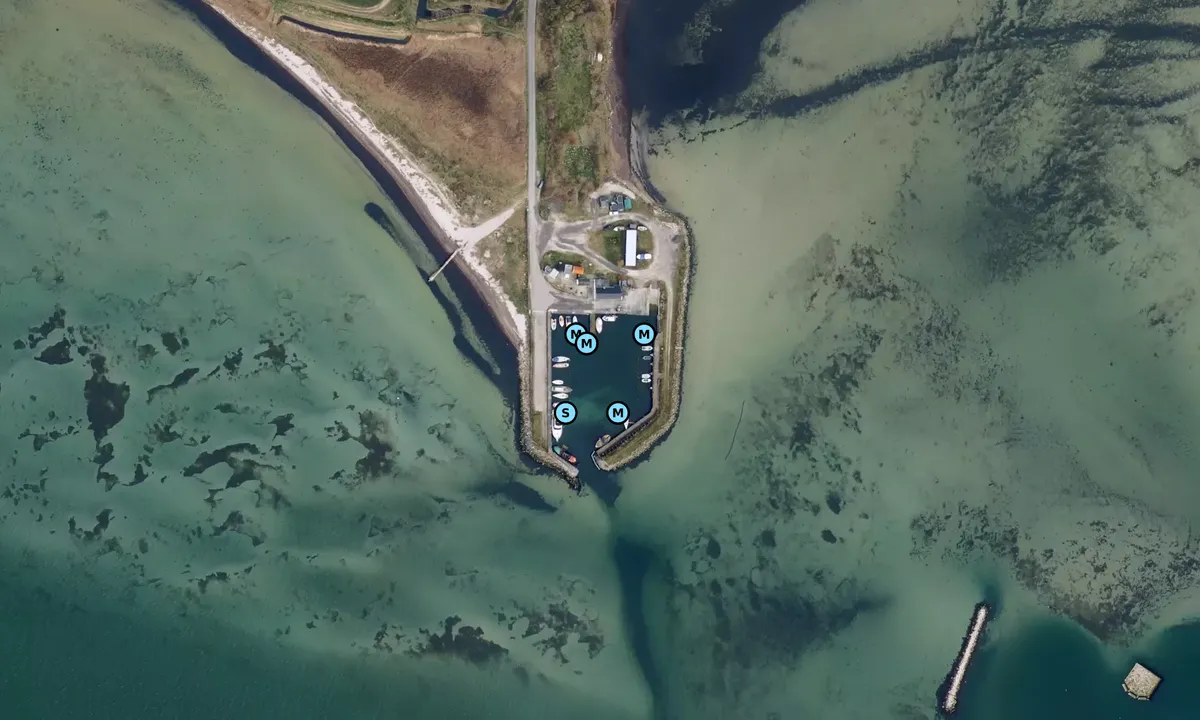 Satelite image of Tårs Fiskeri- og Lystbådehavn