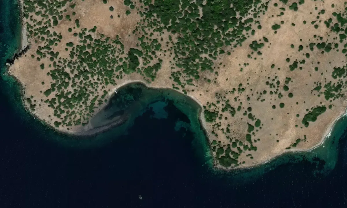 Flyfoto av Tavsan Insel