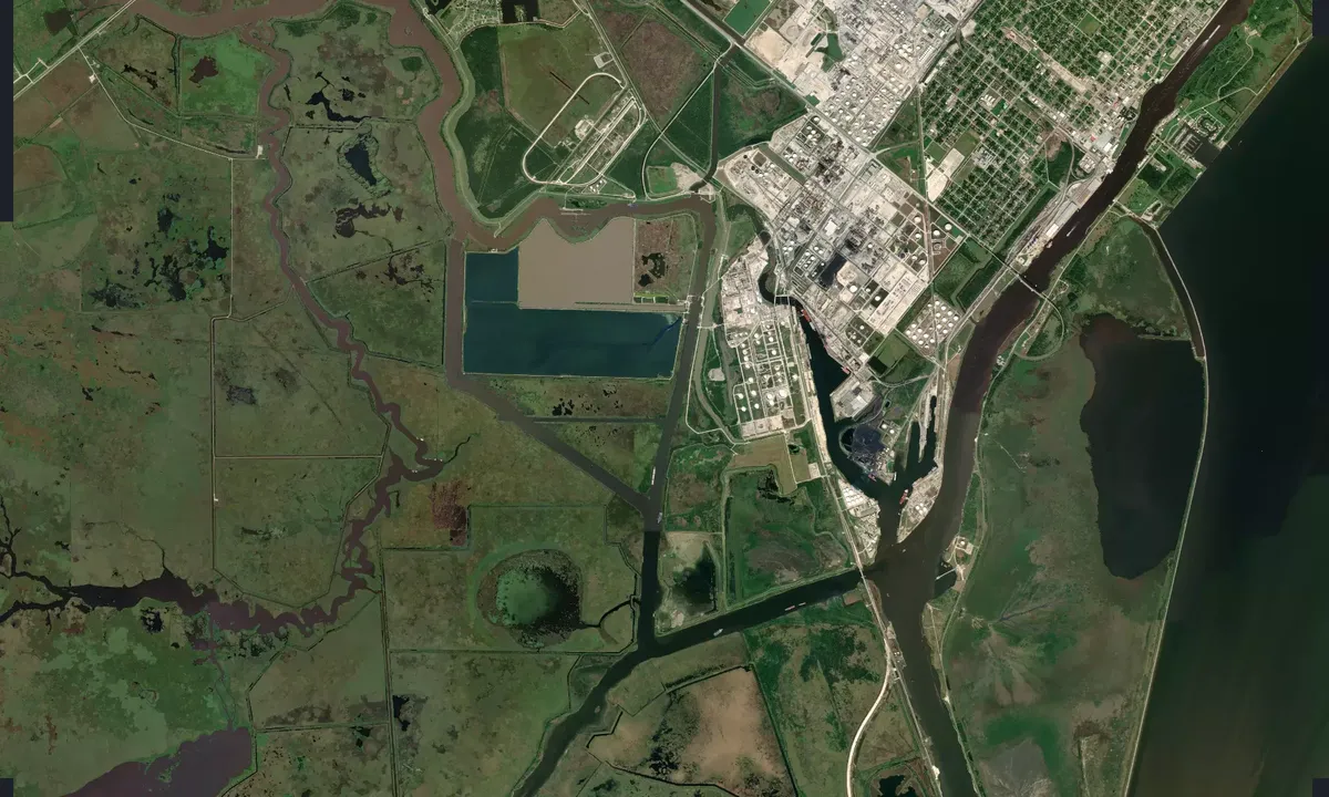 Flyfoto av Taylor Bayou