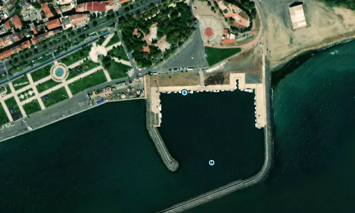 Satelite image of Tekirdag New Harbour