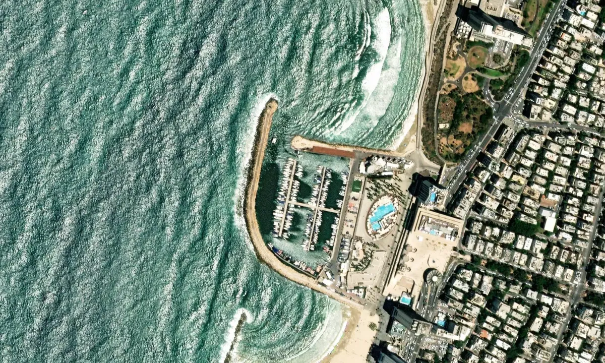 Flyfoto av Tel Aviv Marina