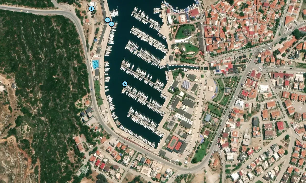 Satelite image of Teos Marina - Seferihisar