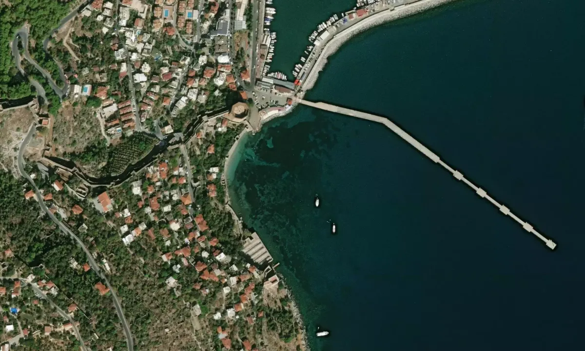 Flyfoto av Tersane Beach